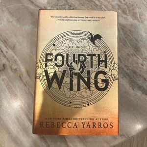 Hardcover Book - Fourth Wing by Rebecca Yarros